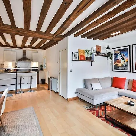 Typical Parisian Duplex#4pers#le Marais Παρίσι