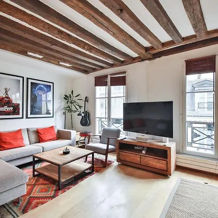 Apartmán Typical Parisian Duplex#4pers#le Marais