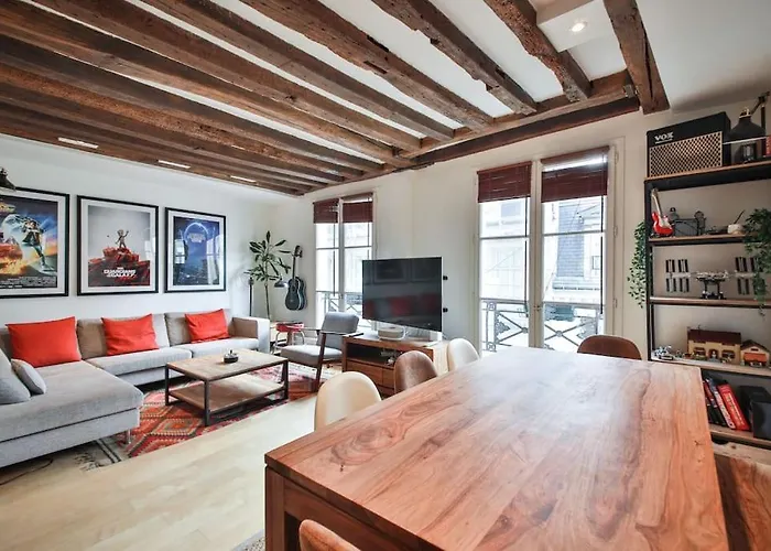 Typical Parisian Duplex#4pers#le Marais Paris